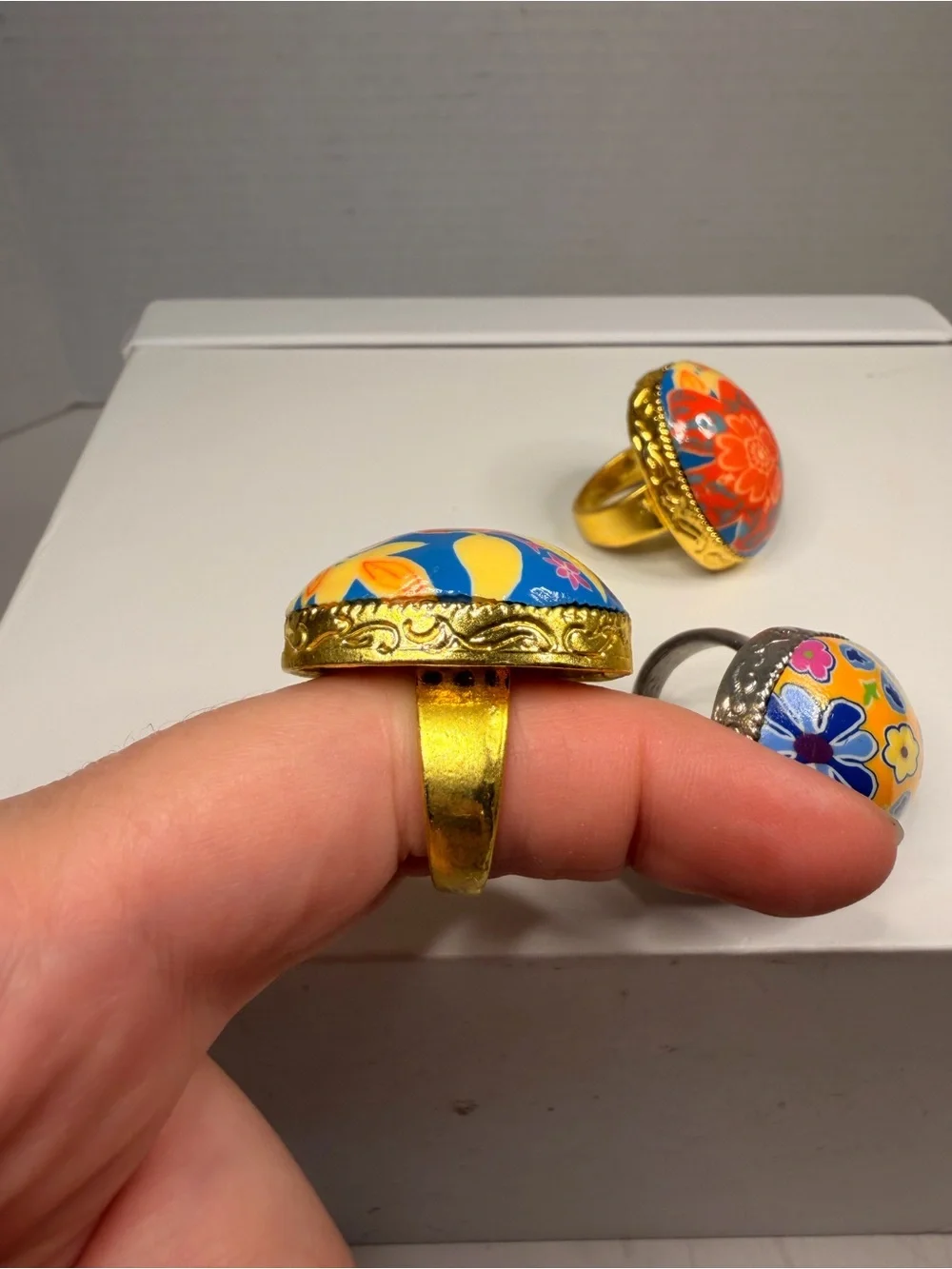 Vera Bradley Floral Enamel
Statement Ring Set - Picture 2 of 7
